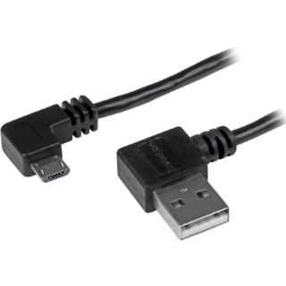 Picture of StarTech.com 1m 3 ft Micro-USB Cable with Right-Angled Connectors - M/M - USB A to Micro B Cable