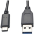 Picture of Tripp Lite 3ft USB 3.1 Gen 1.5 Adapter USB-C to USB Type A M/M 5 Gbps