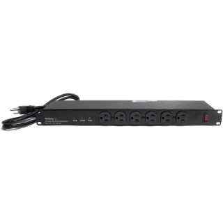 Picture of StarTech.com Rackmount PDU with 16 Outlets and Surge Protection - 19in Power Distribution Unit - 1U