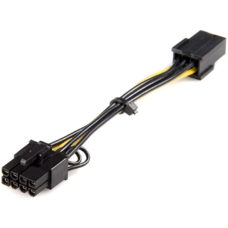 Picture of StarTech.com Power Adapter Cable - PCI Express - 6 Pin - 8 Pin - PCIe