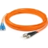 Picture of AddOn 3m SC (Male) to ST (Male) Orange OM2 Duplex Fiber OFNR (Riser-Rated) Patch Cable