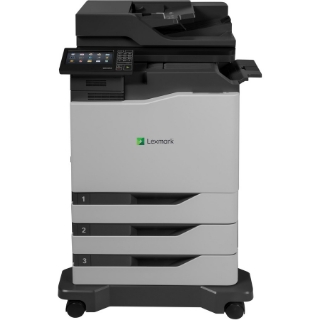 Picture of Lexmark CX820dtfe Laser Multifunction Printer-Color-Copier/Fax/Scanner-52 ppm Mono/52 ppm Color Print-1200x1200 Print-Automatic Duplex Print-200000 Pages Monthly-1750 sheets Input-Color Scanner-1200 Optical Scan-Color Fax-Gigabit Ethernet