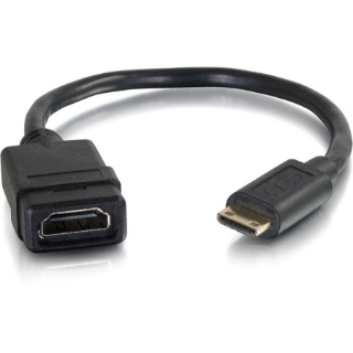 Picture of C2G Mini HDMI to HDMI Adapter - Mini HDMI to HDMI Converter - Mal/F