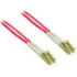 Picture of C2G-2m LC-LC 62.5/125 OM1 Duplex Multimode Fiber Optic Cable (Plenum-Rated) - Red