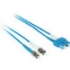 Picture of C2G-1m SC-ST 9/125 OS1 Duplex Singlemode PVC Fiber Optic Cable - Blue