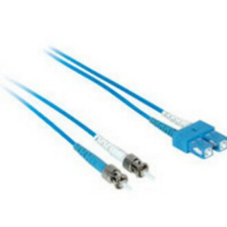 Picture of C2G-5m SC-ST 9/125 OS1 Duplex Singlemode PVC Fiber Optic Cable - Blue