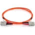 Picture of C2G-2m SC-SC 50/125 OM2 Duplex Multimode PVC Fiber Optic Cable - Orange