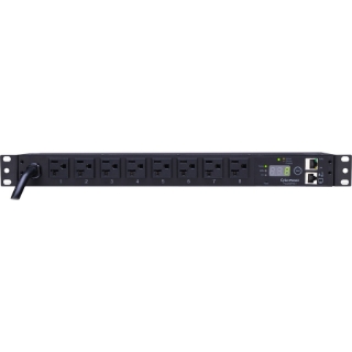 Picture of CyberPower Monitored PDU RM 1U PDU20M8FNET 20A 8-Outlet