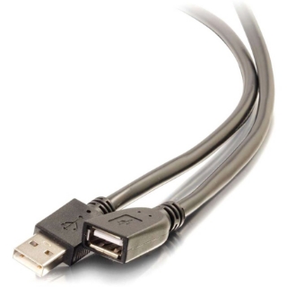 Picture of C2G 75ft USB Extension Cable - USB 2.0 - Plenum Rated - M/F