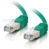 Picture of C2G-50ft Cat5e Molded Shielded (STP) Network Patch Cable - Green