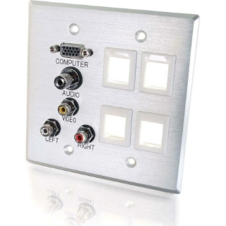 Picture of C2G Audio/Video/Keystone Faceplate