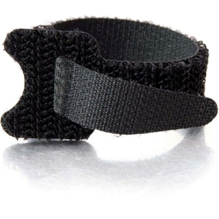 Picture of C2G 6in Hook and Loop Cable Management Wraps Multipack (12 pack) - Black Cable Wraps
