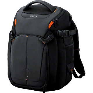 Picture of Sony LCS-BP3 Carrying Case (Backpack) for 15" Notebook - Black, Cinnabar Orange