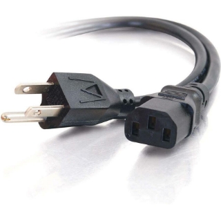 Picture of C2G 6ft Universal Power Cord - 16 AWG - NEMA 5-15 to IEC320C13
