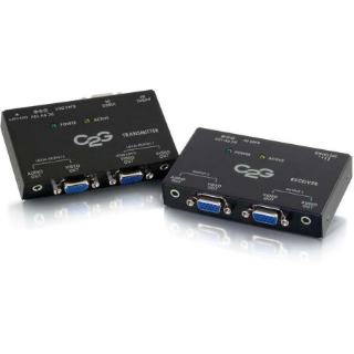 Picture of C2G Short Range VGA+3.5mm Audio over Cat5 Extender Kit