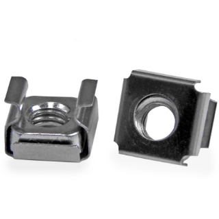 Picture of StarTech.com M6 Cage Nuts - 100 Pack - M6 Mounting Cage Nuts for Server Rack & Cabinet