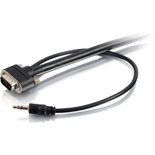 Picture of C2G 6ft Select VGA + 3.5mm Stereo Audio A/V Cable M/M - In-Wall CMG-Rated
