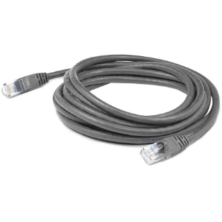 Picture of AddOn 6ft RJ-48 (Male) to RJ-48 (Male) Gray Cat6 Crossover STP PVC Copper Patch Cable