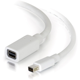 Picture of C2G 6ft Mini DisplayPort Extension Cable M/F - White