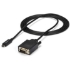 Picture of StarTech.com 6ft/2m USB C to VGA Cable - 1920x1200/1080p USB Type C DP Alt Mode to VGA Video Monitor Adapter Cable -Works w/ Thunderbolt 3