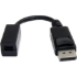 Picture of StarTech.com 6in (15cm) DisplayPort to Mini DisplayPort Cable, 4K x 2K Video, DP Male to Mini DP Female Adapter Cable, DP to mDP 1.2