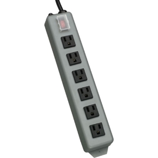 Picture of Tripp Lite Waber Power Strip 120V 5-15R 6 Outlet Metal 15' Cord 5-15P