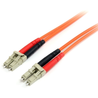 Picture of StarTech.com 2m Fiber Optic Cable - Multimode Duplex 62.5/125 - LSZH - LC/LC - OM1 - LC to LC Fiber Patch Cable