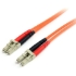 Picture of StarTech.com 2m Fiber Optic Cable - Multimode Duplex 62.5/125 - LSZH - LC/LC - OM1 - LC to LC Fiber Patch Cable