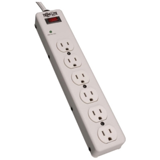 Picture of Tripp Lite Surge Protector Power Strip 120V 6 Outlet Metal 6' Cord 900 Joule