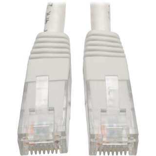 Picture of Tripp Lite 10ft Cat6 Gigabit Molded Patch Cable RJ45 M/M 550MHz 24AWG White