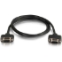 Picture of C2G 50ft Serial RS232 DB9 Null Modem Cable with Low Profile Connectors F/F - In-Wall CMG-Rated
