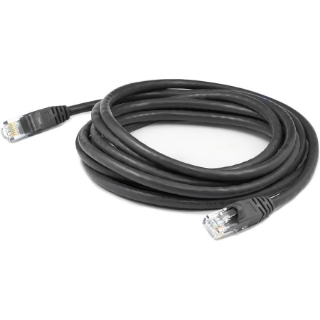 Picture of AddOn 3ft RJ-45 (Male) to RJ-45 (Male) Straight Black Cat6 UTP Copper PVC TAA Compliant Patch Cable