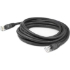 Picture of AddOn 3ft RJ-45 (Male) to RJ-45 (Male) Straight Black Cat6 UTP Copper PVC TAA Compliant Patch Cable