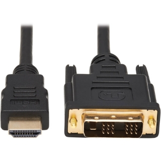 Picture of Tripp Lite Safe-IT HDMI to DVI Cable Antibacterial DVI-D Single Link 6ft
