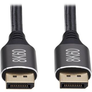 Picture of Tripp Lite P580-006-8K6 DisplayPort 1.4 Cable, 8K UHD @ 60 Hz, M/M, Black, 6 ft.