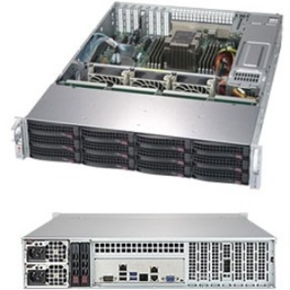 Picture of Supermicro SuperStorage 5029P-E1CTR12L Barebone System - 2U Rack-mountable - Socket P LGA-3647 - 1 x Processor Support