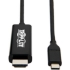 Picture of Tripp Lite USB C to HDMI Adapter Cable USB 3.1 Gen 1 4K M/M USB-C Black 3ft