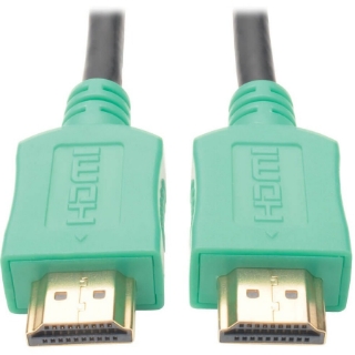 Picture of Tripp Lite 10ft High Speed HDMI Cable Digital A/V 4K x 2K UHD M/M Green 10'