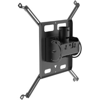 Picture of Peerless-AV PJR125-POR Ceiling Mount for Projector, Digital Signage Player - Black