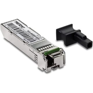 Picture of TRENDnet SFP to RJ45 Dual Wavelength Single-Mode LC Module; TEG-MGBS10D5; Must Pair with TEG-MGBS10D3 or a Compatible Module; Up to 10 km (6.2 Miles); Compatible with Standard SFP; Lifetime Protection
