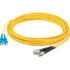 Picture of AddOn 3m SC (Male) to ST (Male) Straight Yellow OS2 Duplex Plenum Fiber Patch Cable