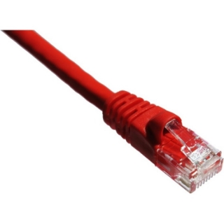 Picture of Axiom 5FT CAT6A 650mhz Patch Cable Molded Boot (Red) - TAA Compliant