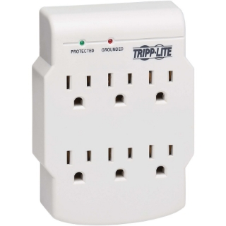 Picture of Tripp Lite Surge Protector Wallmount Direct Plug In 120V 6 Outlet 540 Joules