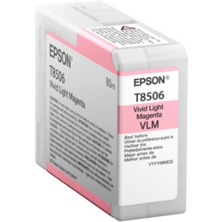 Picture of Epson UltraChrome HD T850 Original Ink Cartridge - Vivid Light Magenta