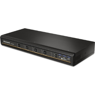 Picture of Vertiv Avocent SwitchView Desktop KVM | 4 Port | Single Head | Universal Connector | TAA Compliant (SV240DPH-400)