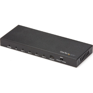Picture of StarTech.com 4 Port HDMI Splitter - 4K 60Hz - 1x4 Way HDMI 2.0 Splitter - HDR - ST124HD202