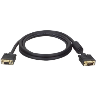 Picture of Tripp Lite 10ft VGA Coax Monitor Extension Cable with RGB High Resolution HD15 M/F 1080p 10'