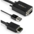 Picture of StarTech.com 2m VGA to HDMI Converter Cable with USB Audio Support - 1080p Analog to Digital Video Adapter Cable - Male VGA to Male HDMI