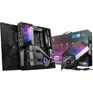 Picture of MSI MEG Z590 GODLIKE Desktop Motherboard - Intel Z590 Chipset - Socket LGA-1200 - Intel Optane Memory Ready - Extended ATX