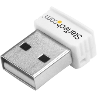Picture of StarTech.com USB 150Mbps Mini Wireless N Network Adapter - 802.11n/g 1T1R USB WiFi Adapter - White